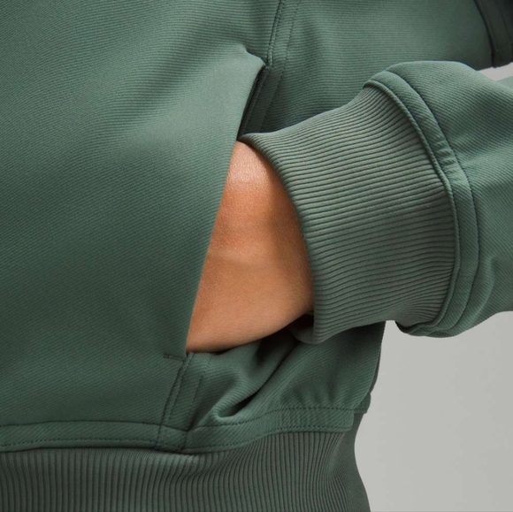 Lululemon Wunder Train Track Jacket *Twill Dark Forest - Size 8 - Picture 4 of 16